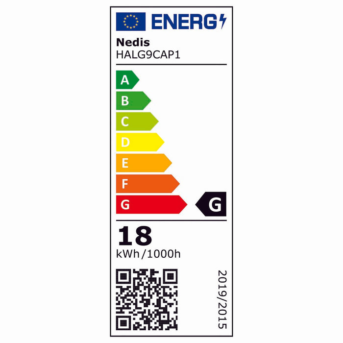 Nedis Halogen Bulb G9 - 18 W, 160 lm, 2800 K, Clear - Number of lamps in packaging: 2 pcs