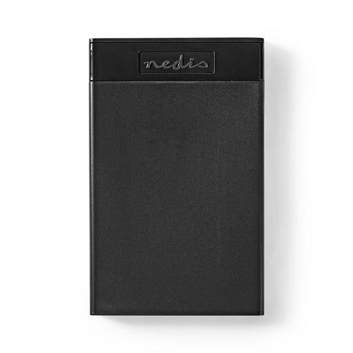 Nedis Hard Disk Enclosure - 2.5", SATA III 6 Gb/s, USB 3.1 Gen1, USB Type-A - Plastic