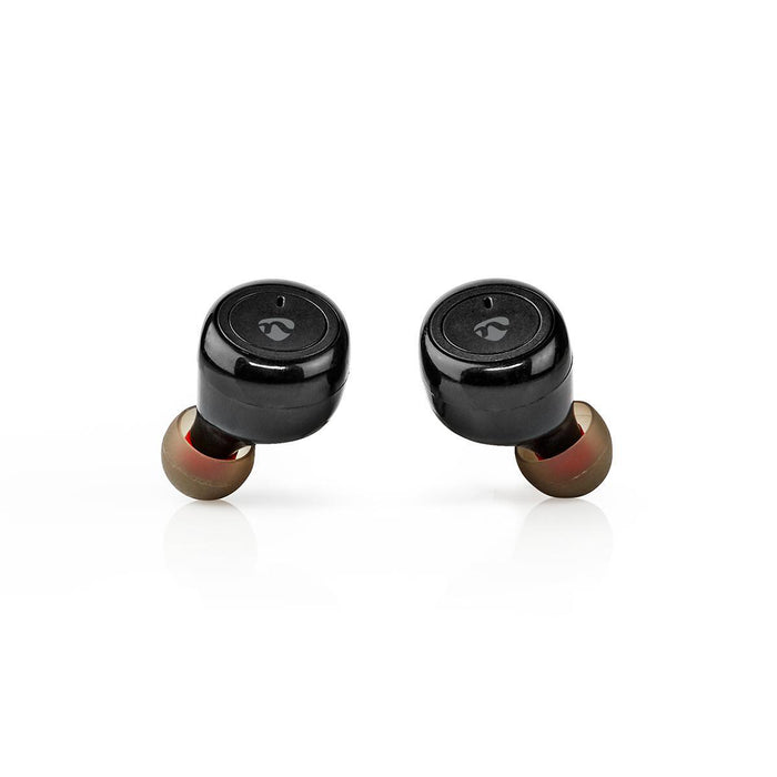 Nedis Fully Wireless Earphones - Bluetooth®, Battery play time: 3 hrs, Press Control, Voice control support - Black