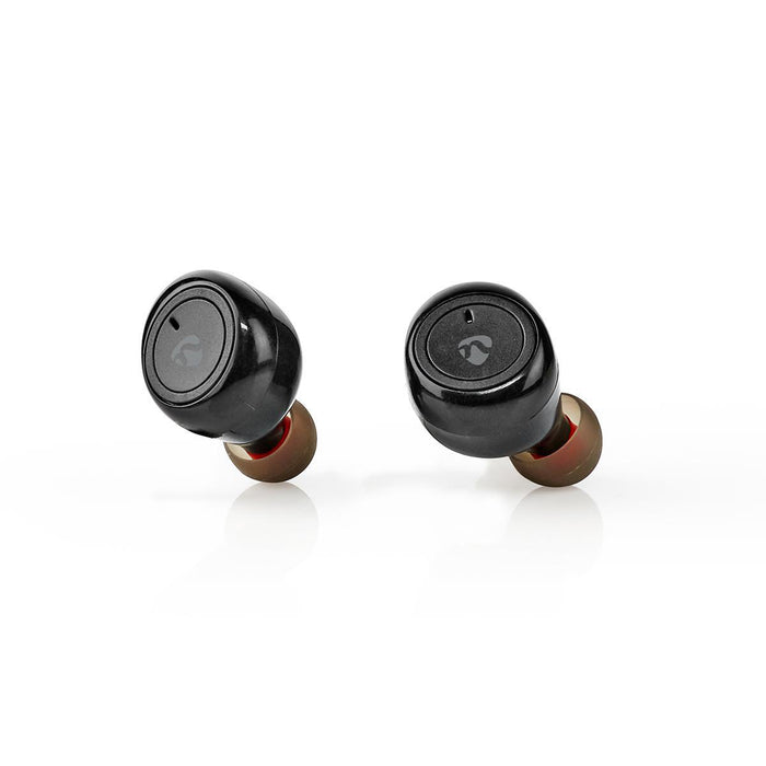 Nedis Fully Wireless Earphones - Bluetooth®, Battery play time: 3 hrs, Press Control, Voice control support - Black