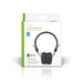 Nedis Wireless On-Ear Headphones - Battery play time: 15 hrs, Built-in microphone, Press Control, Volume control - Black