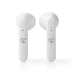 Nedis Fully Wireless Earphones - Bluetooth®, Battery play time: 2.5 hrs, Touch Control, Voice control support - White