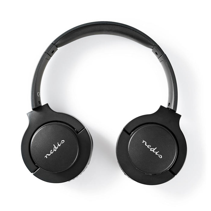 Nedis Wireless On-Ear Headphones - Battery play time: 10 hrs, Built-in microphone, Press Control, Voice control support - Volume control