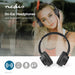 Nedis Wireless On-Ear Headphones - Battery play time: 10 hrs, Built-in microphone, Press Control, Voice control support - Volume control