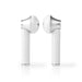 Nedis Fully Wireless Earphones - Bluetooth®, Battery play time: 2.5 hrs, Press Control, Voice control support - White