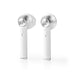 Nedis Fully Wireless Earphones - Bluetooth®, Battery play time: 2.5 hrs, Press Control, Voice control support - White