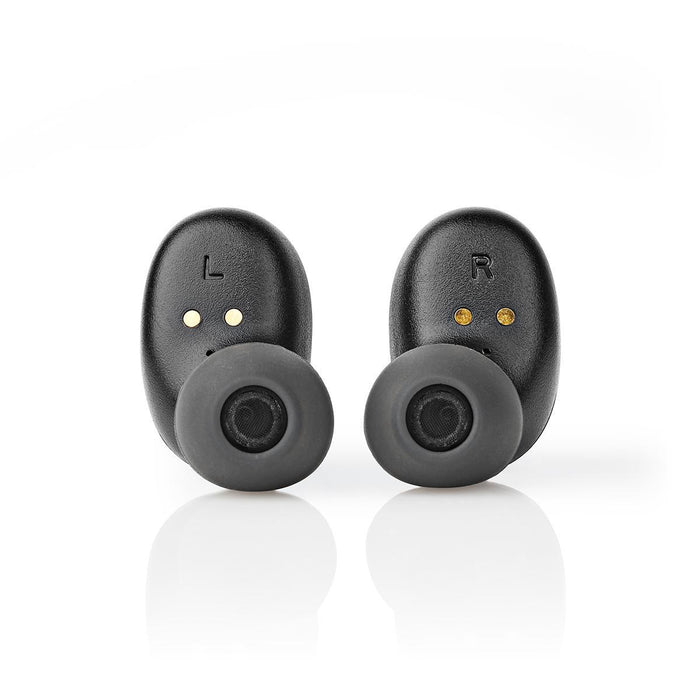 Nedis Fully Wireless Earphones - Bluetooth®, Battery play time: 3 hrs, Touch Control, Voice control support - Black