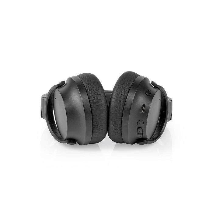 Nedis Wireless Over-Ear Headphones - Battery play time: 24 hrs, Built-in microphone, Press Control, Volume control - Travel case included