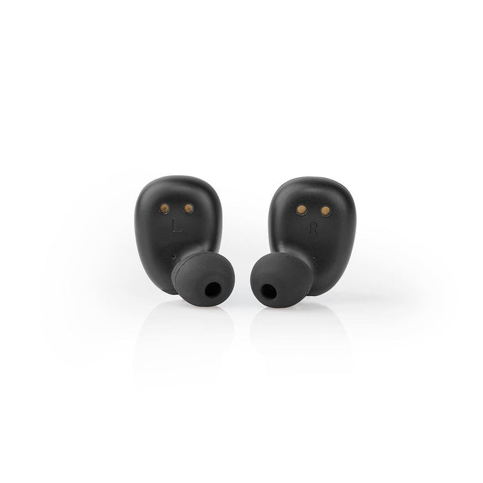 Nedis Fully Wireless Earphones - Bluetooth®, Battery play time: 5 hrs, Press Control, Voice control support - Black