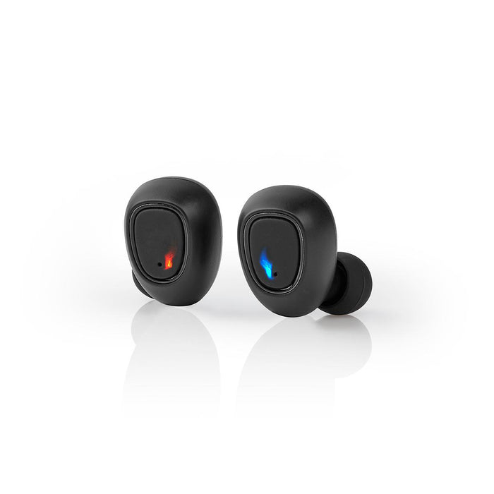 Nedis Fully Wireless Earphones - Bluetooth®, Battery play time: 5 hrs, Press Control, Voice control support - Black