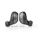 Nedis Fully Wireless Earphones - Bluetooth®, Battery play time: 3 hrs, Touch Control, Voice control support - Grey / Silver