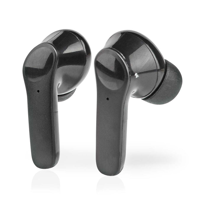 Nedis Fully Wireless Earphones - Bluetooth®, Battery play time: 5 hrs, Touch Control, Noise canceling - Black