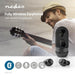 Nedis Fully Wireless Earphones - Bluetooth®, Battery play time: 4 hrs, Touch Control, Speaker function - Black / Silver