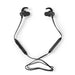 Nedis Bluetooth® Earphones - Battery play time: 5 hrs, Built-in microphone, Voice control support, Ear wings - Black