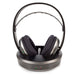 Nedis Wireless TV Headphones - RF, Over-Ear, Battery play time: 11 hrs, Charging dock - Black / Silver