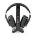 Nedis Wireless TV Headphones - RF, Over-Ear, Battery play time: 8 hrs, Charging dock - Black