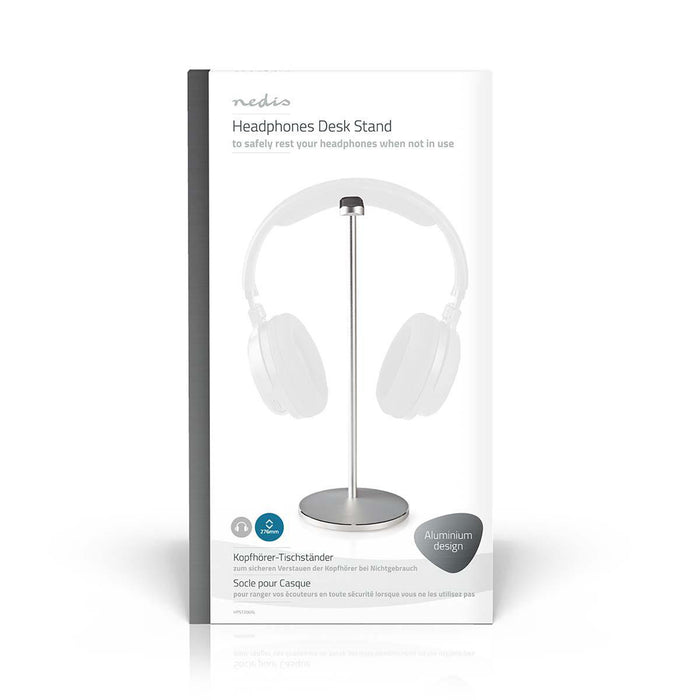 Nedis Headphones Stand - Aluminium - Aluminium, 