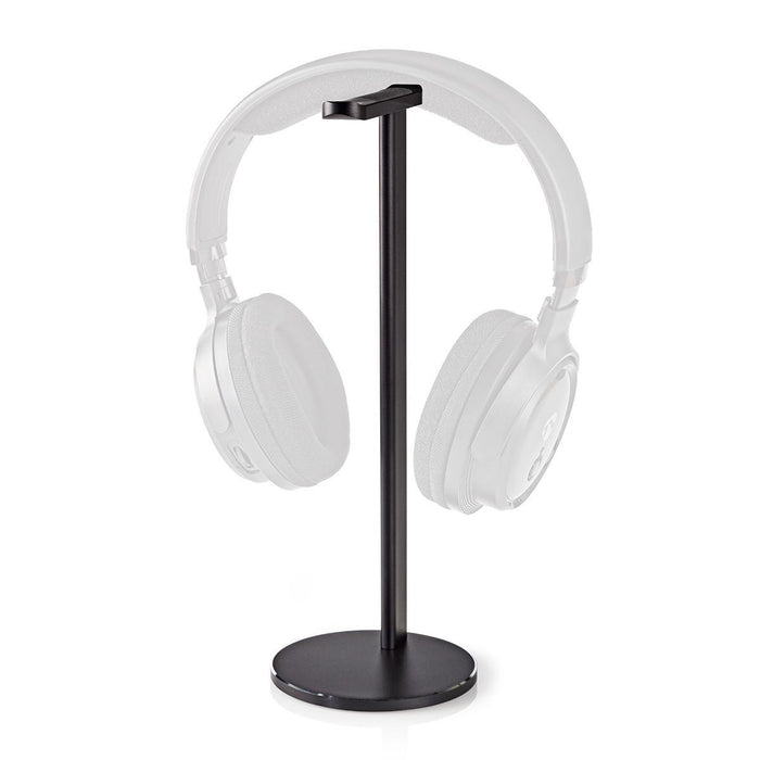 Nedis Headphones Stand - Aluminium - Black, 