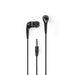 Nedis Wired Earphones - 3.5 mm, Cable length: 1.20 m, Volume control, Volume control - Black