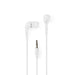 Nedis Wired Earphones - 3.5 mm, Cable length: 1.20 m, Volume control, Volume control - White