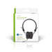 Nedis On-Ear Wired Headphones - 3.5 mm - Cable length: 1.20 m - Black, 