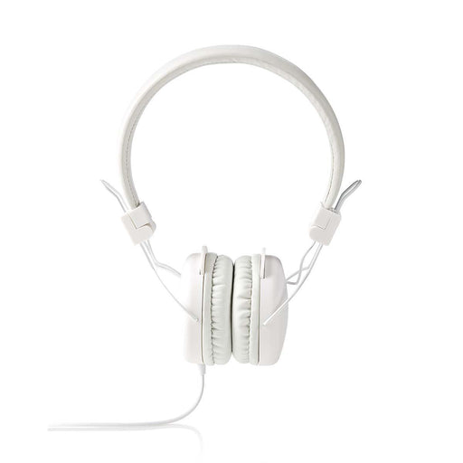 Nedis On-Ear Wired Headphones - 3.5 mm - Cable length: 1.20 m - White, 