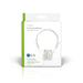 Nedis On-Ear Wired Headphones - 3.5 mm - Cable length: 1.20 m - White, 