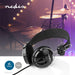 Nedis On-Ear Wired Headphones - 3.5 mm - Cable length: 1.10 m - Black, 