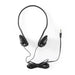 Nedis On-Ear Wired Headphones - 3.5 mm - Cable length: 2.10 m - Black, 