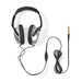 Nedis Over-Ear Wired Headphones - Cable length: 2.70 m - Volume control - Black / Silver, 