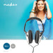 Nedis Over-Ear Wired Headphones - Cable length: 6.00 m - Volume control - Black / Silver, 