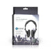 Nedis Over-Ear Wired Headphones - Cable length: 2.50 m - Volume control - Black, 