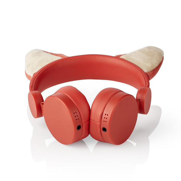 Nedis On-Ear Wired Headphones - 3.5 mm, Cable length: 1.20 m, 85 dB, 85 dB - Orange