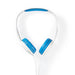 Nedis On-Ear Wired Headphones - 3.5 mm, Cable length: 1.20 m, 82 dB, 82 dB - Blue