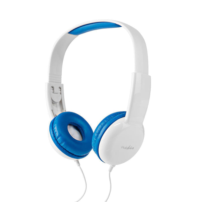 Nedis On-Ear Wired Headphones - 3.5 mm, Cable length: 1.20 m, 82 dB, 82 dB - Blue