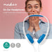 Nedis On-Ear Wired Headphones - 3.5 mm, Cable length: 1.20 m, 82 dB, 82 dB - Blue