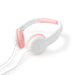 Nedis On-Ear Wired Headphones - 3.5 mm, Cable length: 1.20 m, 82 dB, 82 dB - Pink