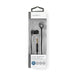 Nedis Wired Earphones - 3.5 mm, Cable length: 1.20 m, Built-in microphone, Volume control - Black / Silver