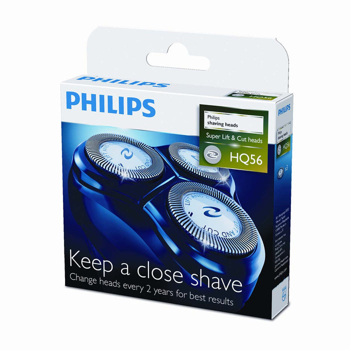 Philips HQ 56/50 Replacement Shaving Head HQ1/HQ4/HQ56/HQ58/HQ64/ HQ66/HQ68/HQ69/HS190 Series 3 pcs