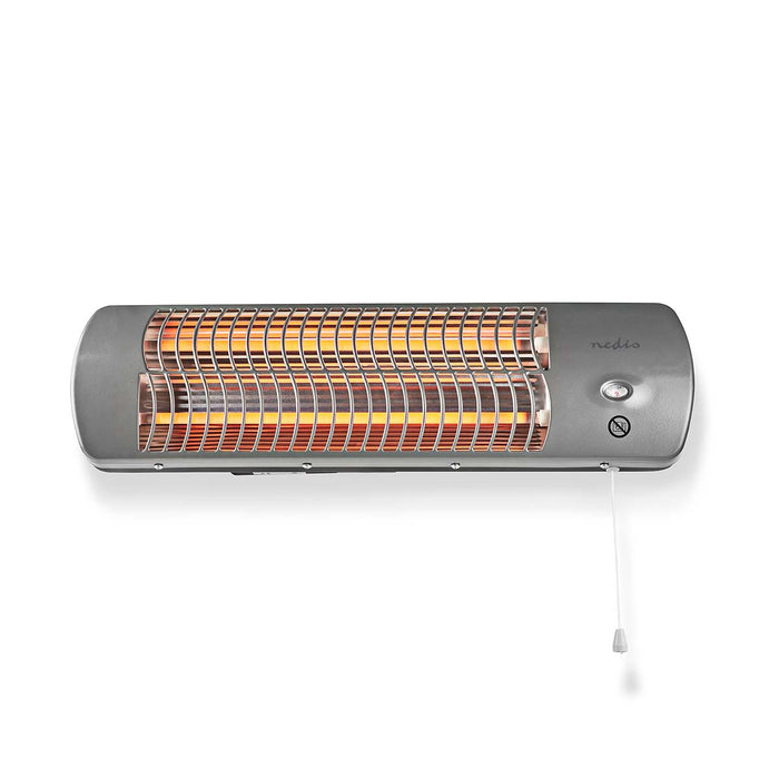 Nedis Bathroom Heater - 1200 W, 2 Heat Modes, X4, X4 - Grey