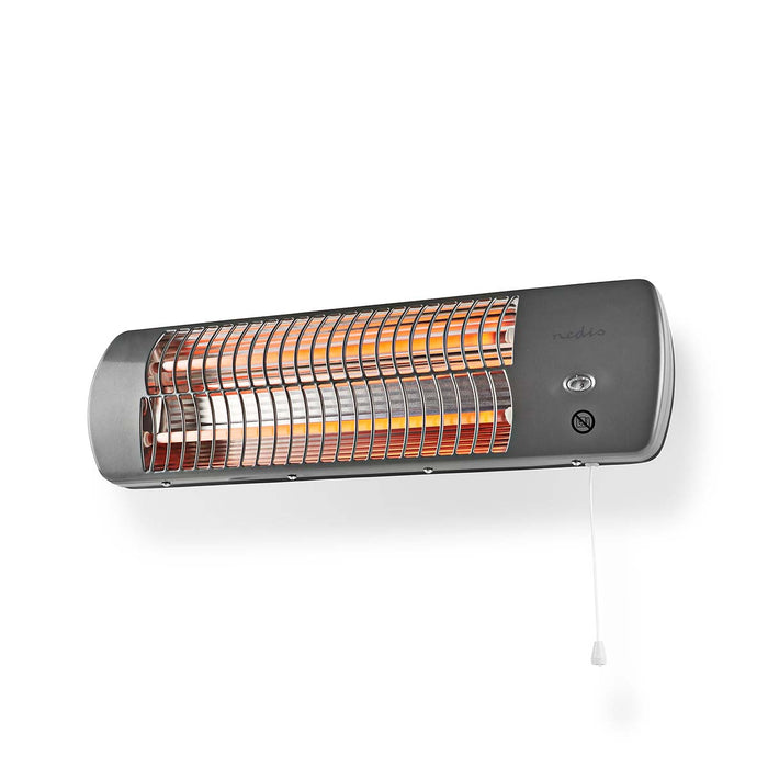 Nedis Bathroom Heater - 1200 W, 2 Heat Modes, X4, X4 - Grey