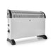 Nedis Convection Heater - 2000 W, 3 Heat Settings, Adjustable thermostat, Integrated handle(s) - White