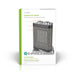 Nedis Ceramic PTC Fan Heater - 1000 / 1500 W, 2 Heat Modes, Adjustable thermostat, Overheating protection - Fall over protection