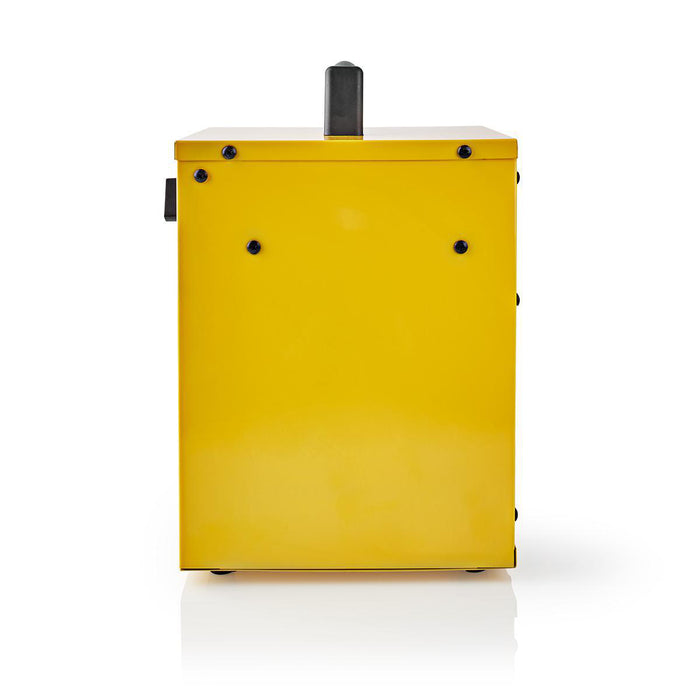 Nedis Industrial Fan Heater - 1000 / 2000 W, Adjustable thermostat, 2 Heat Settings, Integrated handle(s) - Yellow