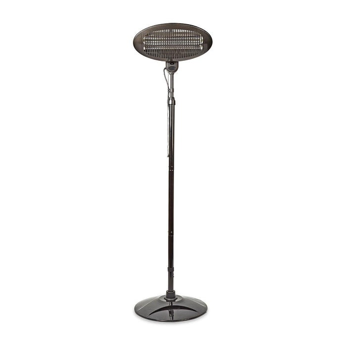 Nedis Patio Heater - 2000 W, 3 Heat Settings, Fall over protection, IP34 - Black