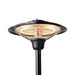 Nedis Patio Heater - 1500 W, 1 Heat Setting, Fall over protection, IP34 - Black