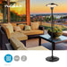 Nedis Patio Heater - 1500 W, 1 Heat Setting, Fall over protection, IP34 - Black