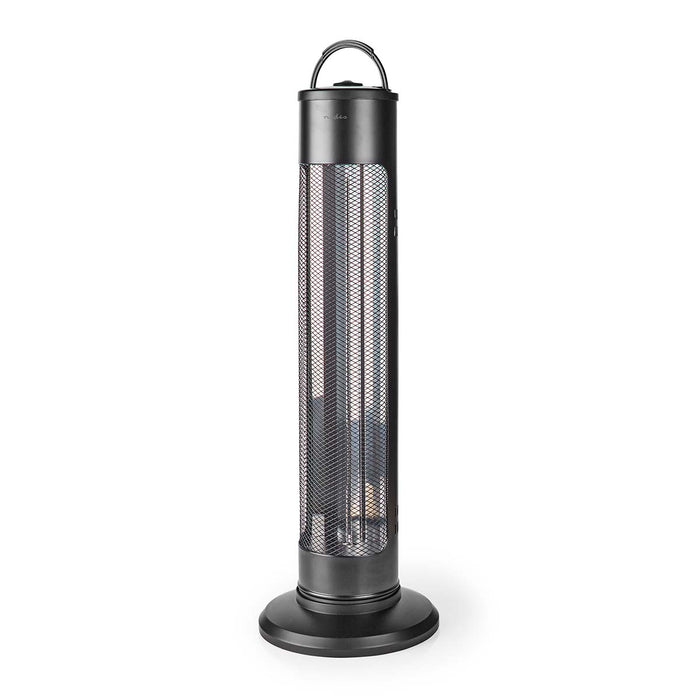 Nedis Patio Heater - 1200 W, 2 Heat Settings, Fall over protection, IP24 - Black