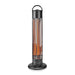 Nedis Patio Heater - 1200 W, 2 Heat Settings, Fall over protection, IP24 - Black