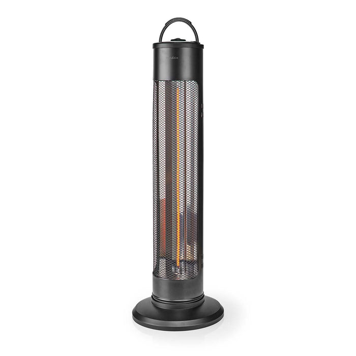 Nedis Patio Heater - 1200 W, 2 Heat Settings, Fall over protection, IP24 - Black